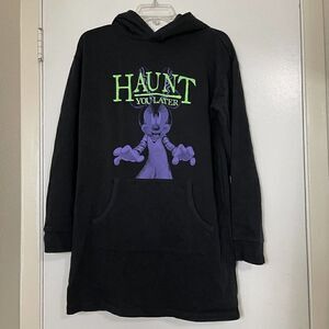 Disney Parks Halloween Minnie “Haunt You Later” Sweatshirt Hoodie Dress Tunic S